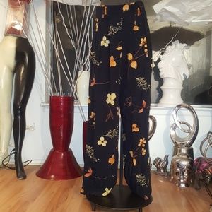 Cache Floral Print Pants